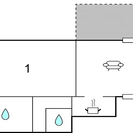 One-bedroom In Daire *